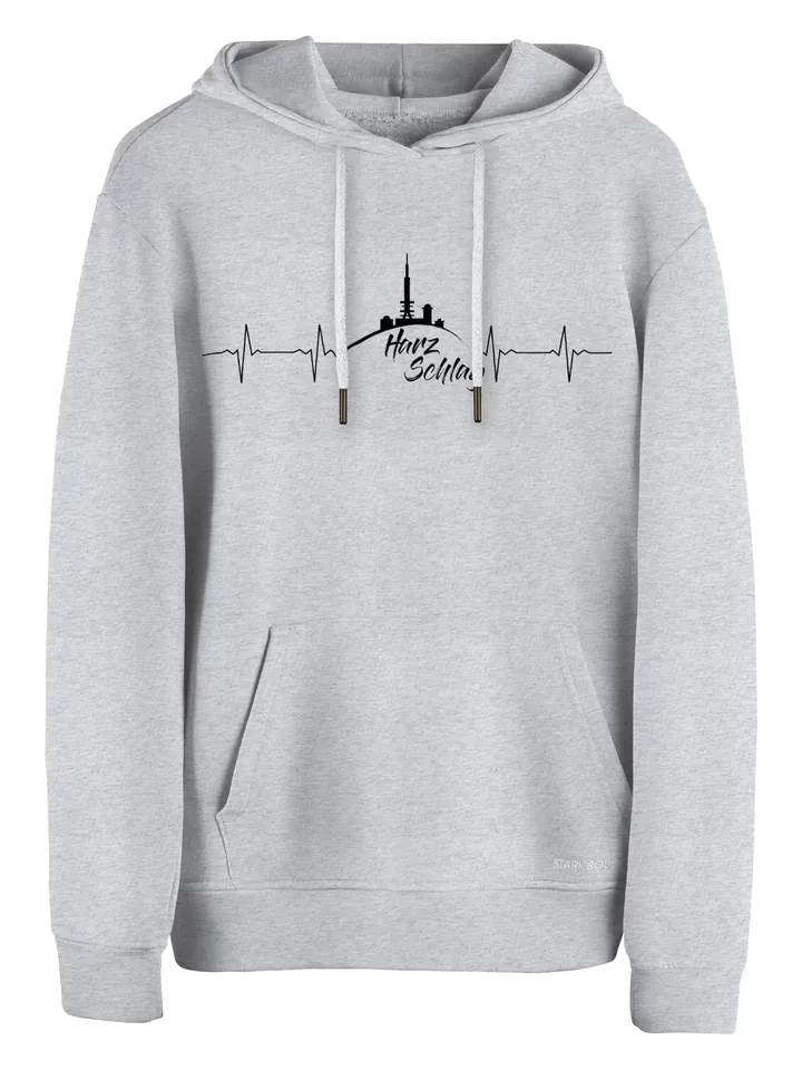 Cotton Prime Sudadera 'Harzschlag' gris claro / negro