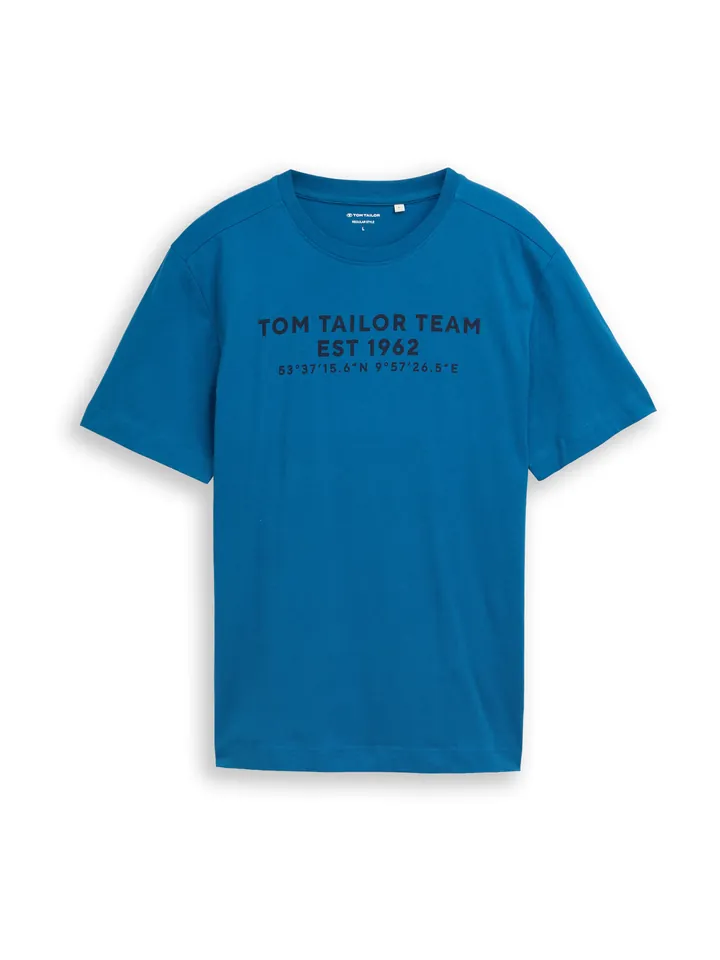 TOM TAILOR Camiseta zafiro / negro