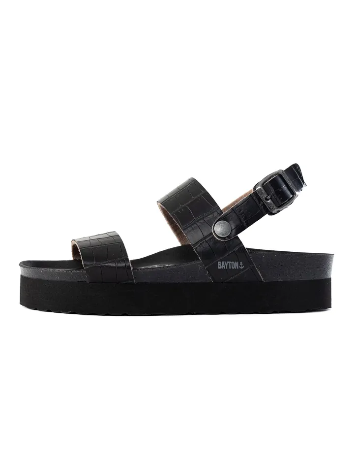 Bayton Sandalias con hebilla 'Almeria' negro
