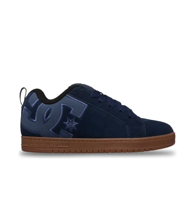 Court Graffik - Zapatillas de piel Azul Unisex