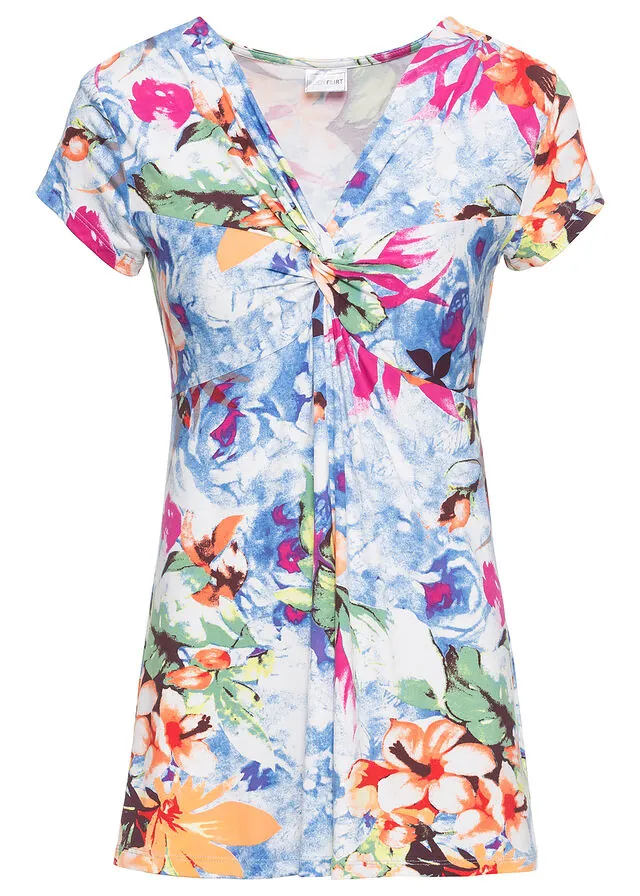 Camiseta de mezcla de viscosa