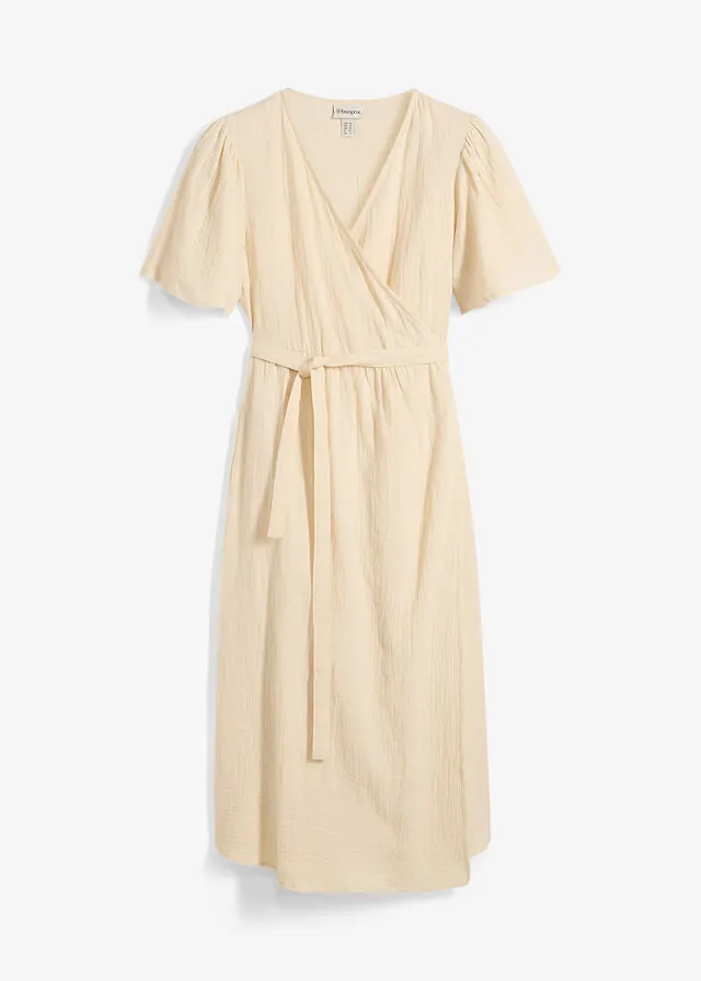 Vestido premamá/de lactancia de muselina de algodón
