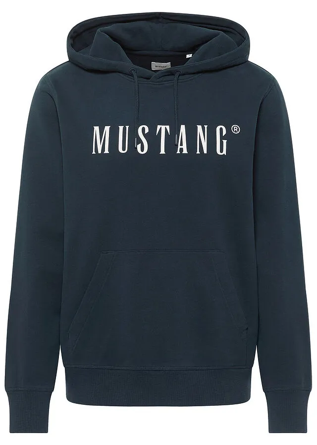 Sudadera Mustang Bronson de algodón ecológico puro con capucha