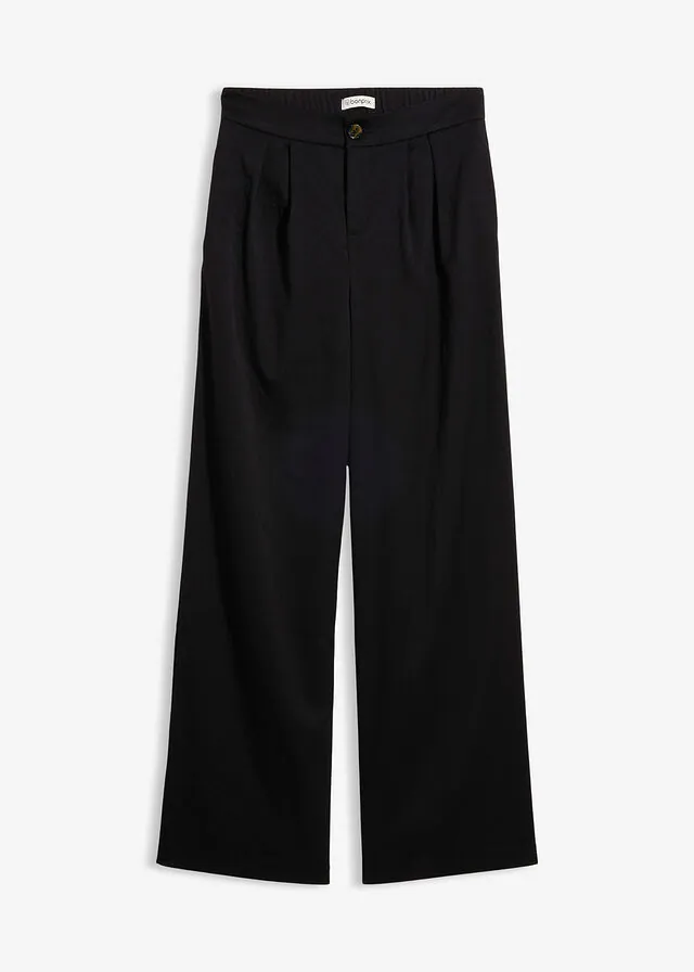 Pantalón de pinzas con viscosa
