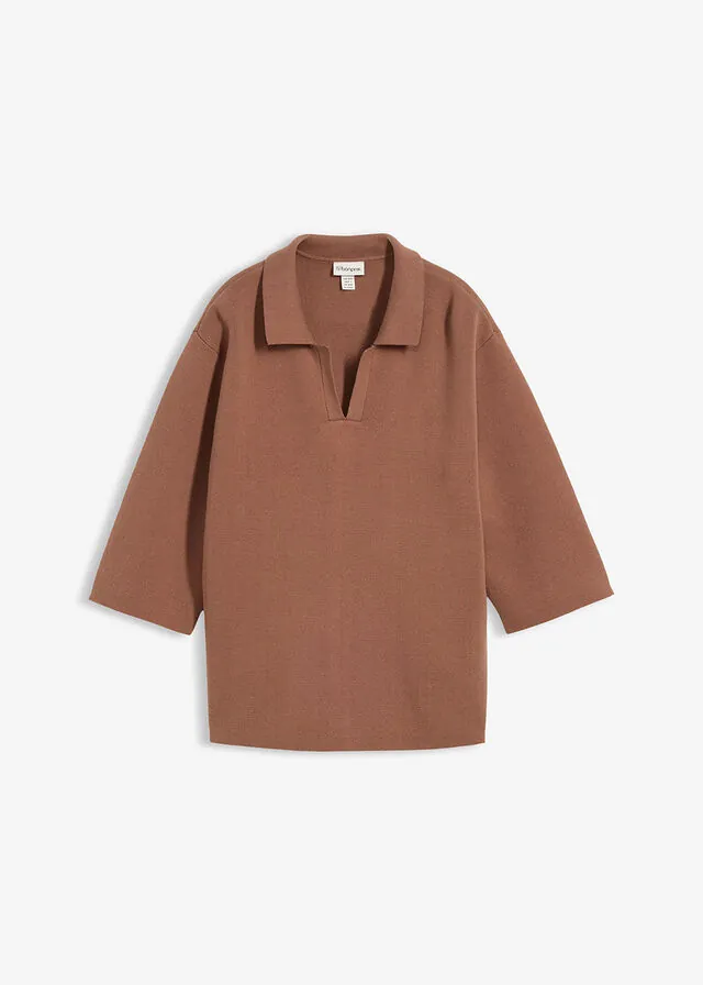 Polo de punto de mezcla de algodón