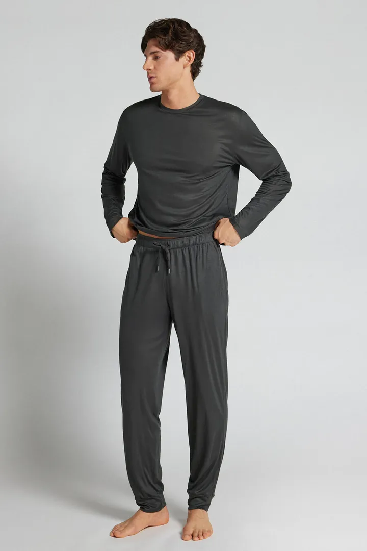 Intimissimi Pantalones Largos Premium Soft Technology Hombre Azul Tamaño L