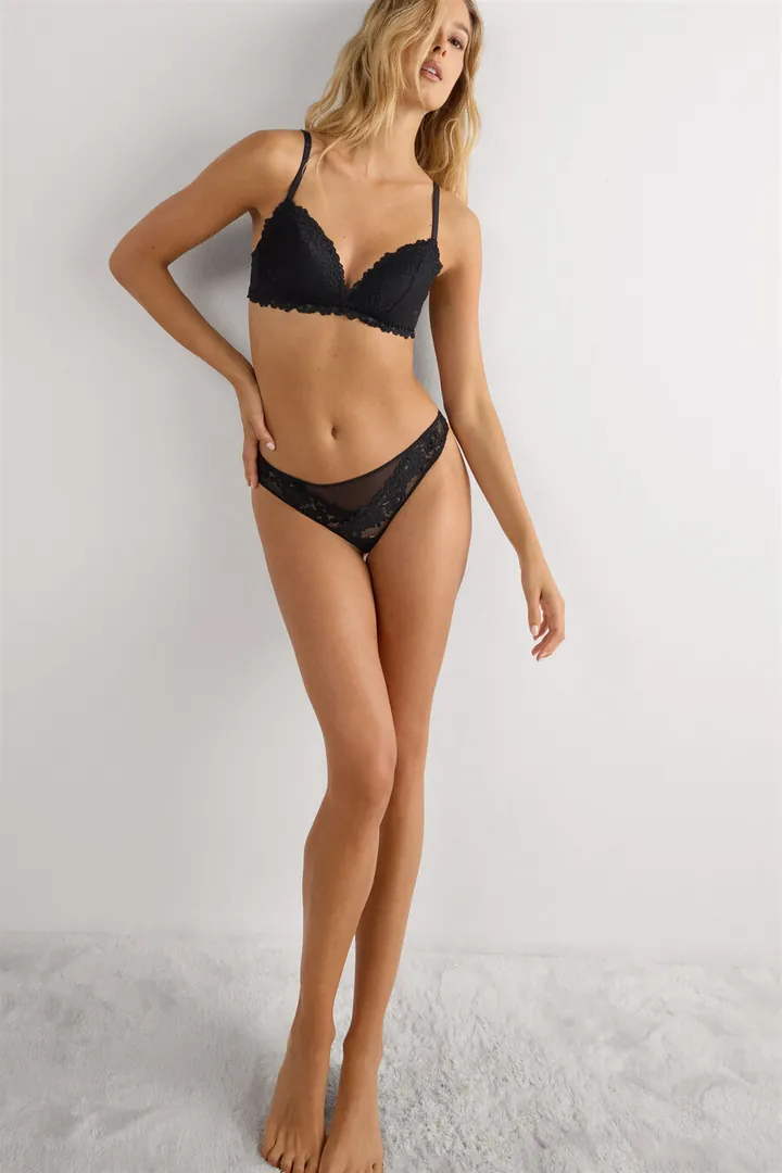 Intimissimi Sujetador Triangular Tiziana Pretty Flowers Mujer Marfil Tamaño 80B