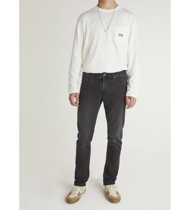 Pepe Jeans para hombre. PM20738989FG Jeans Slim Gymdigo negro (31/30), Casual, Poliéster