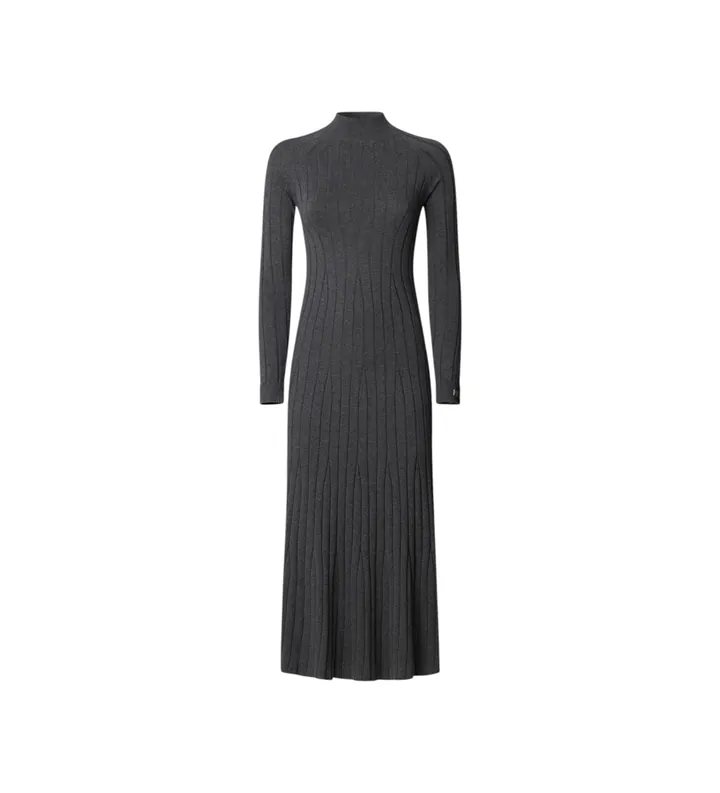 Pepe Jeans para mujer. PL9537749 Vestido Carla gris (L), Casual, Algodón, Manga larga