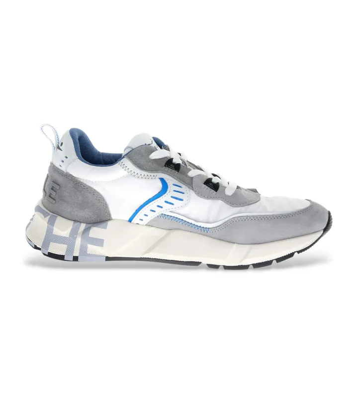 Voile blanche para hombre. 2017465 Zapatillas de Piel Club01 gris (41), Plano, 1 a 3cm, Cordones, Casual