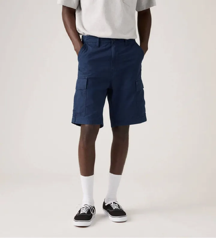 Levi's para hombre. 001KG-0053 Bermudas Carrier Cargo marino (31), Casual, Algodón
