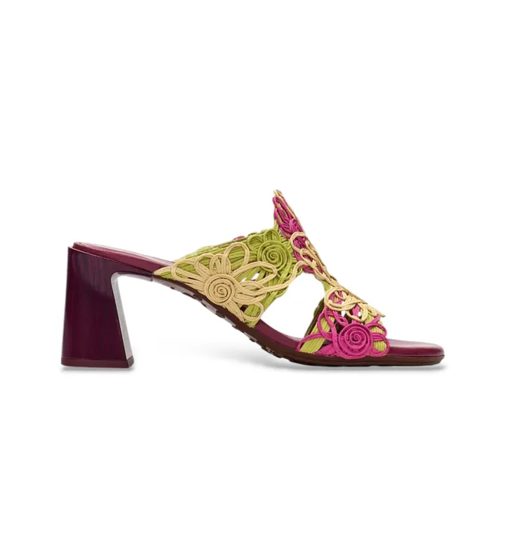 Hispanitas para mujer. HV264801 Sandalias Orquidea amarillo (36), 5 a 8cm, Ninguno, Casual, Fiesta, Multicolor