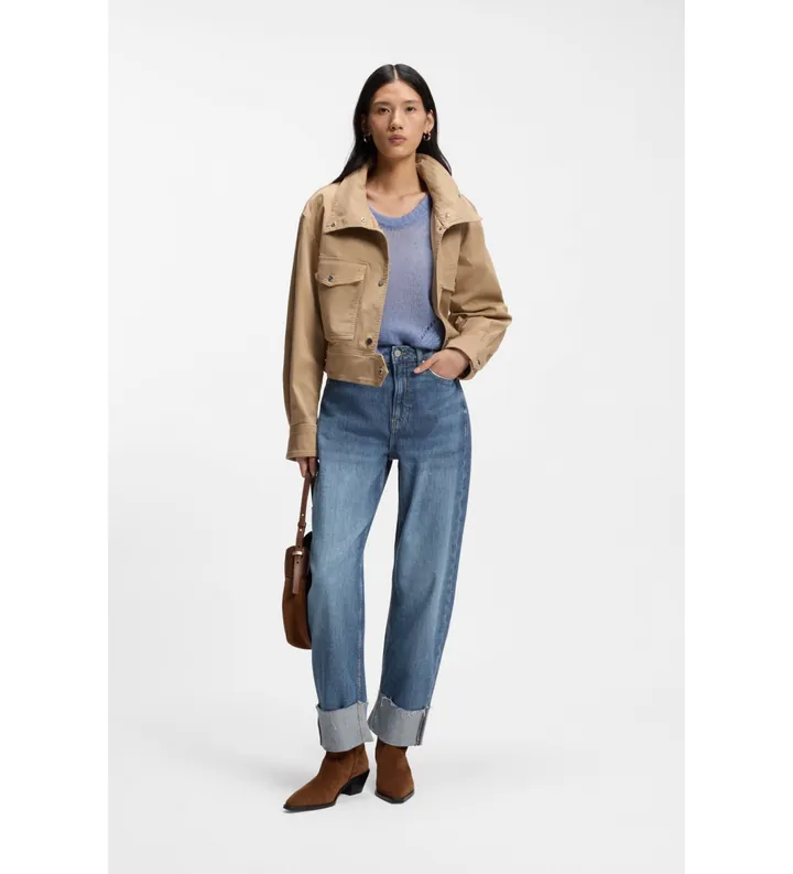 BOSS para mujer. 50552349 Jeans Ballon azul (26/28), Casual, Algodón, Denim