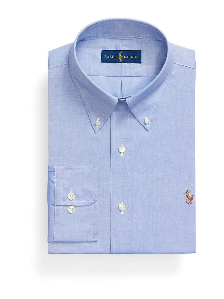 Polo Ralph Lauren Camisa de negocios  azul claro / ocre