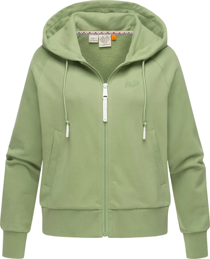 Ragwear Sudadera con cremallera 'Taila' verde claro