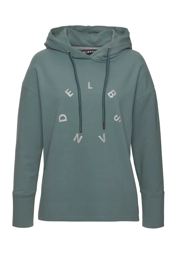 Elbsand Sudadera  gris / verde