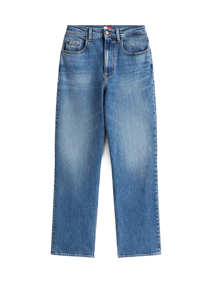 Tommy Jeans Vaquero 'High Rise Slim Straight' azul