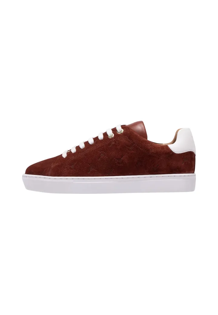 JOOP! Zapatillas deportivas bajas 'Velo Stampa Cari' caramelo / blanco