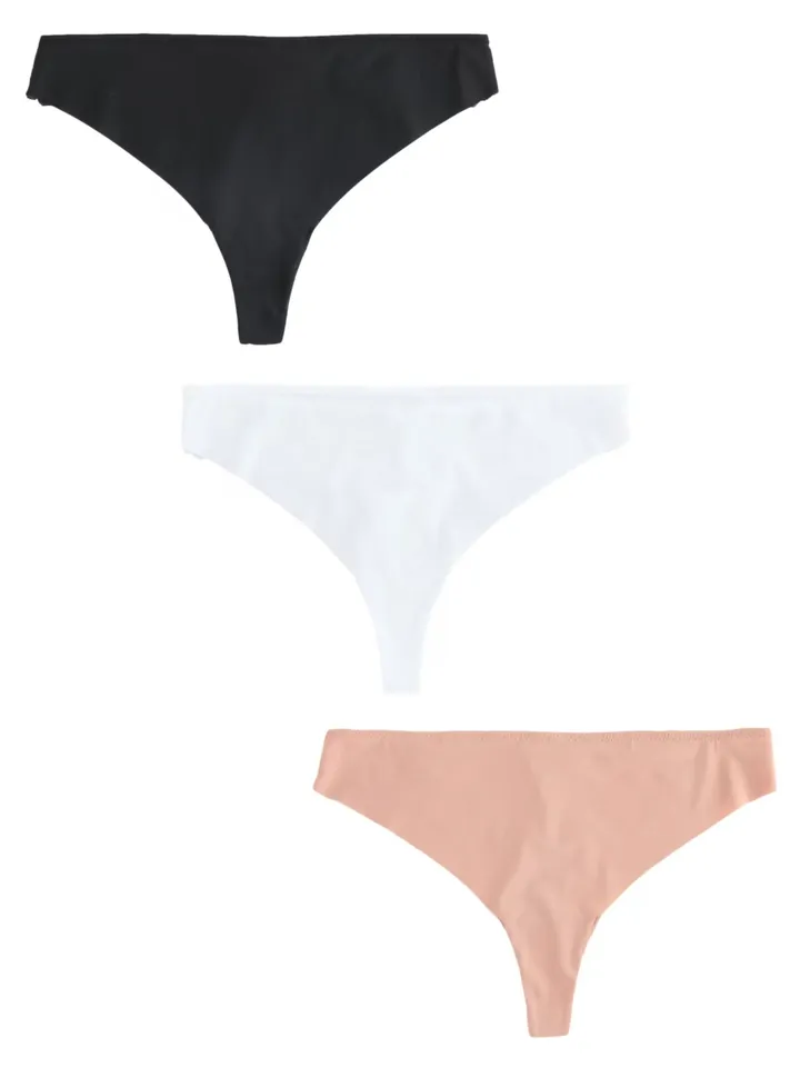 Next Tanga  beige / negro / blanco