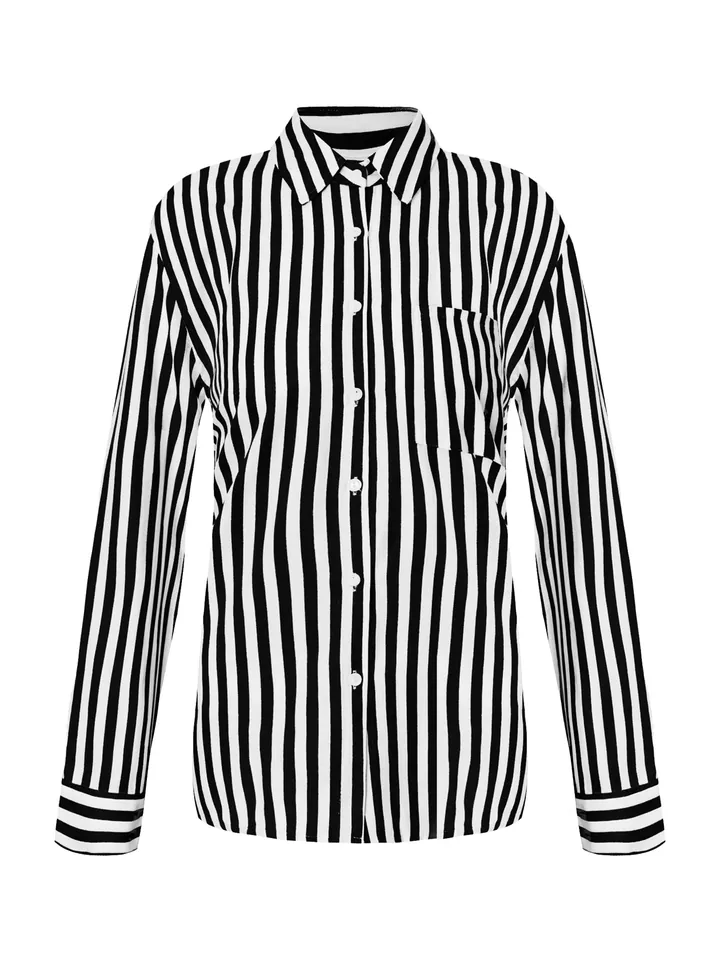 Imily Bela Blusa negro / blanco