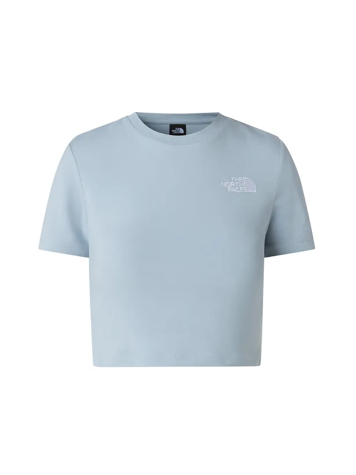 THE NORTH FACE Camiseta 'ESSENTIAL' azul paloma / blanco