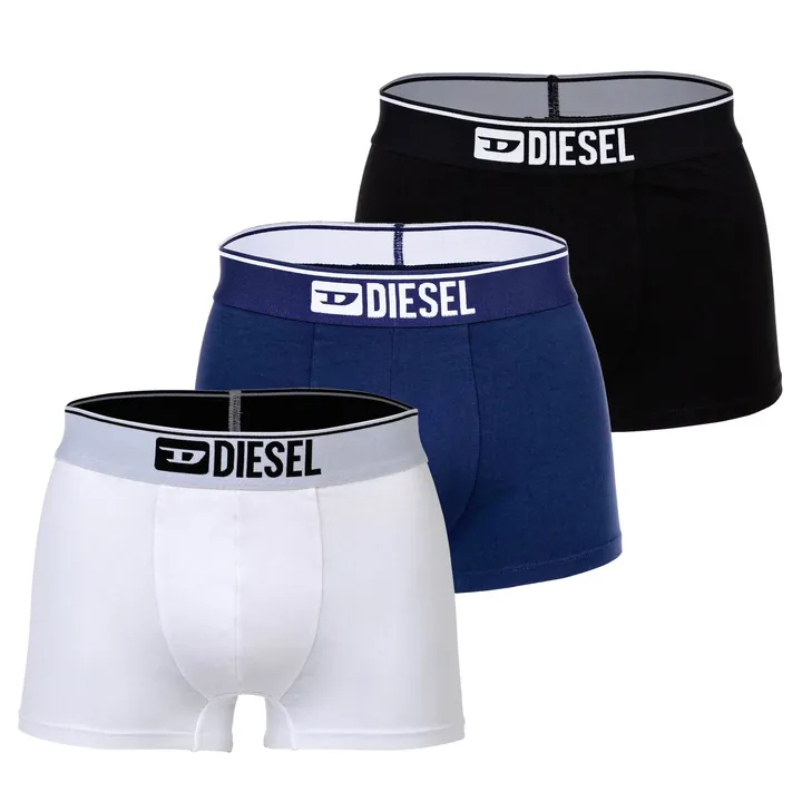 DIESEL Calzoncillo boxer 'Damien' azul oscuro / negro / blanco
