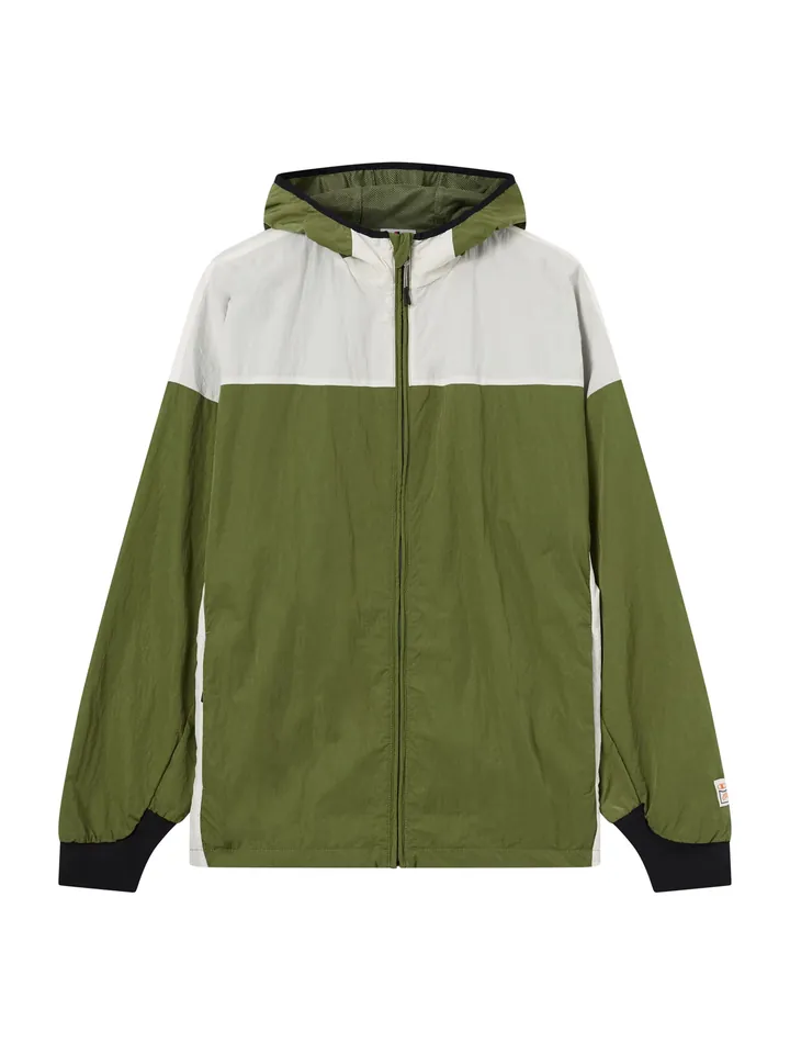 Champion Chaqueta de entretiempo oliva / negro / offwhite