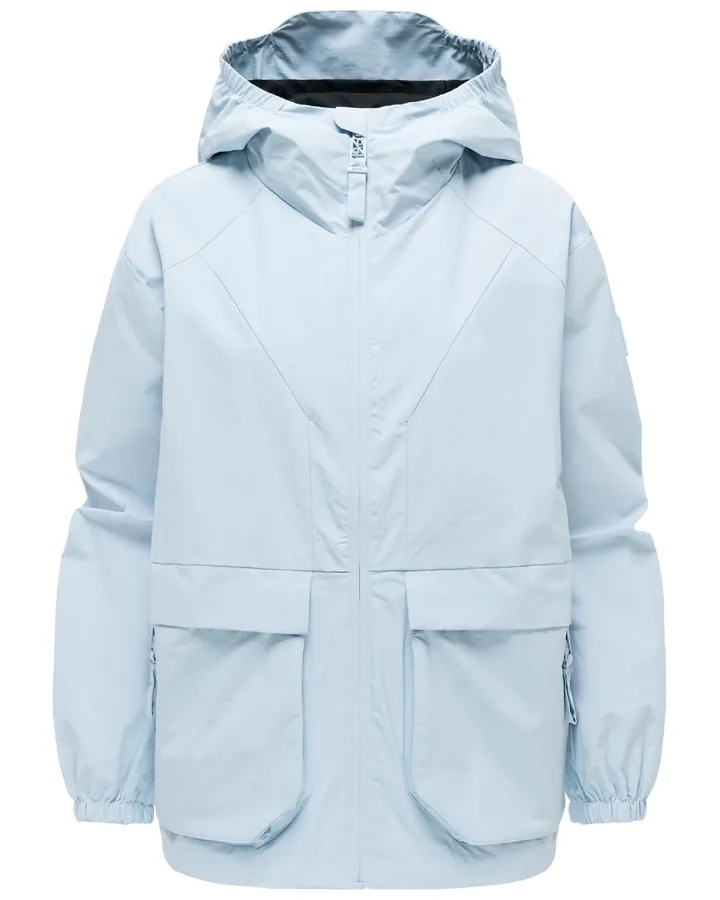 NAVAHOO Chaqueta de entretiempo 'Donnerwetter 14' azul claro