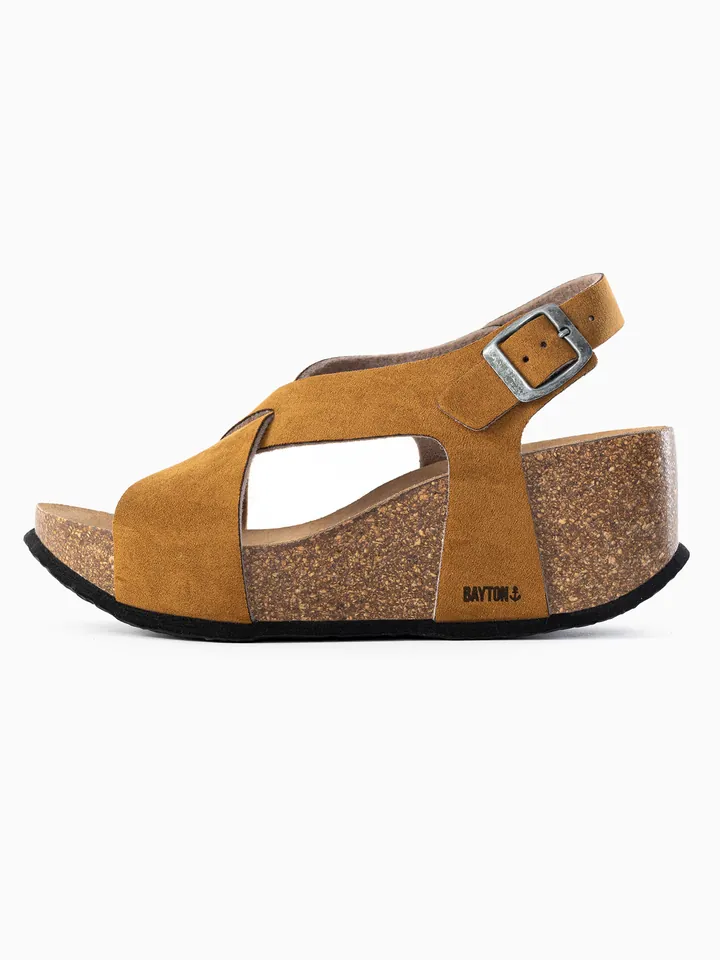 Bayton Sandalias 'Rea' marrón / marrón claro