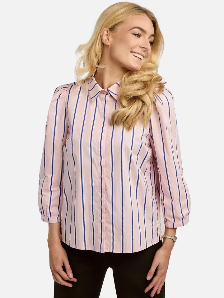 Liberte Essentiel Camiseta ' FLORA '  azul oscuro