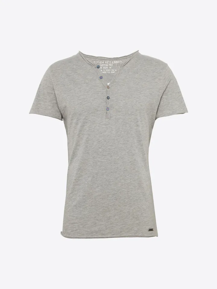 Key Largo Camiseta 'LEMONADE' gris moteado