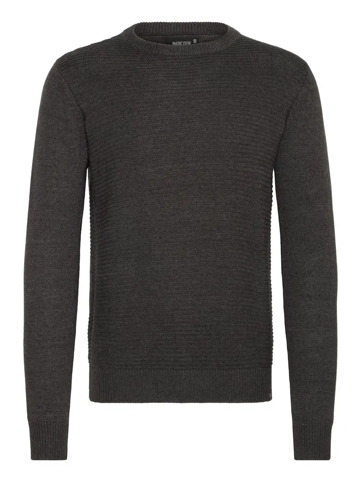 INDICODE JEANS Jersey 'Ricardo' antracita