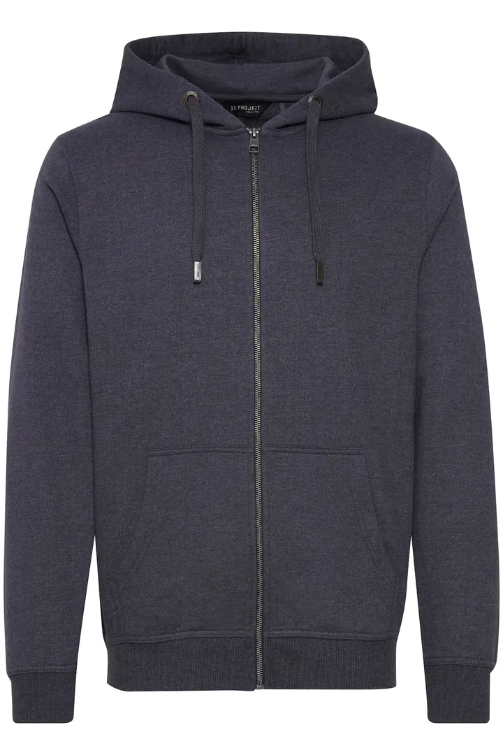 11 Project Sudadera con cremallera 'EDMOND' azul