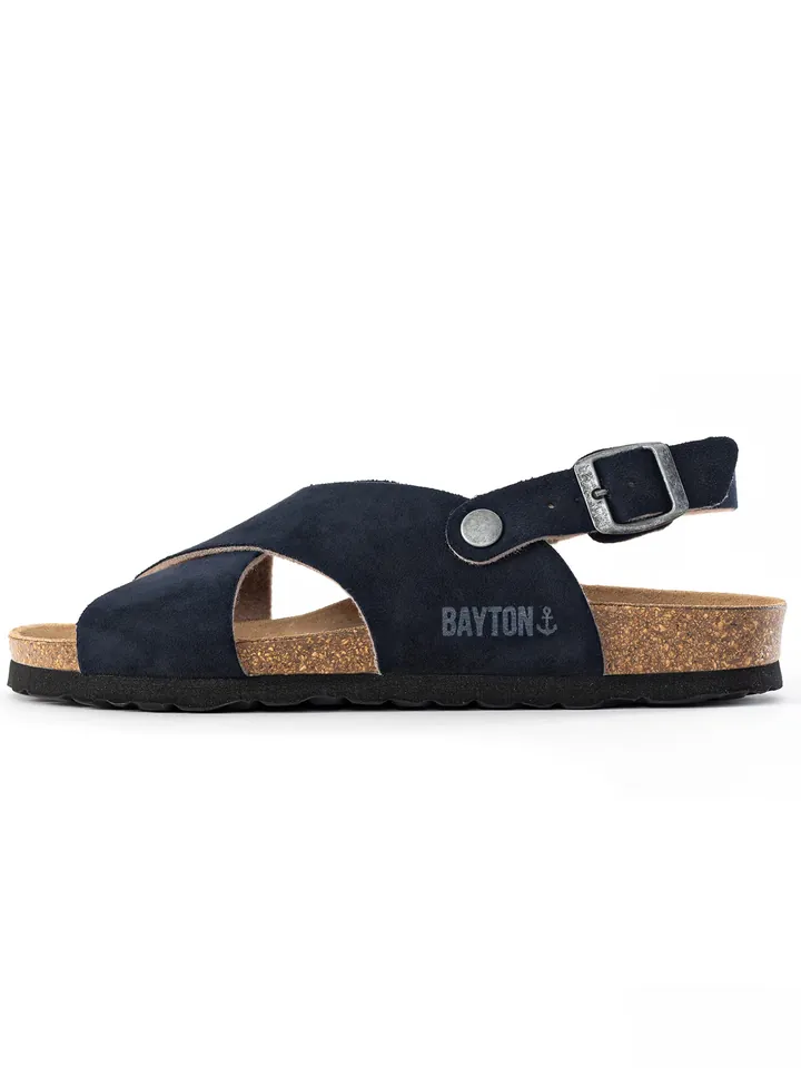Bayton Sandalias 'Tweed' azul / gris