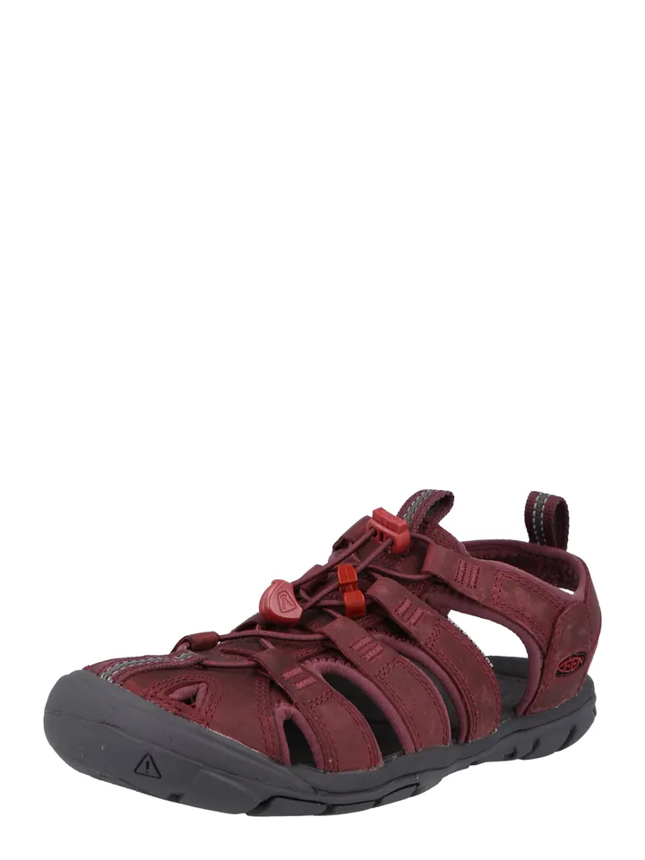 KEEN Sandalias gris / borgoña / rojo anaranjado
