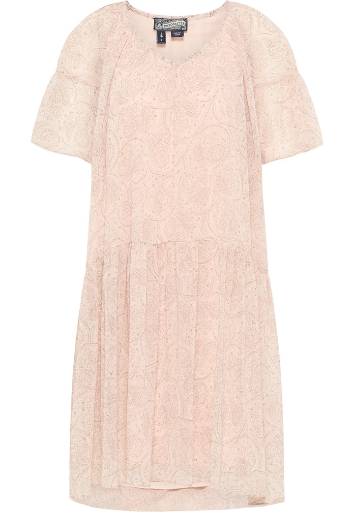 DreiMaster Vintage Vestido  antracita / rosa