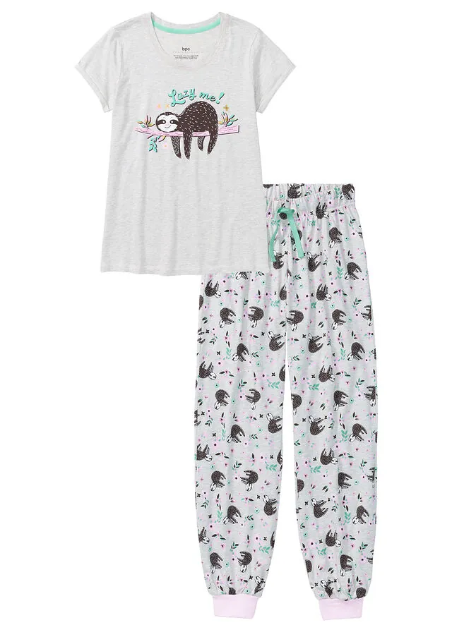 Pijama con mangas cortas