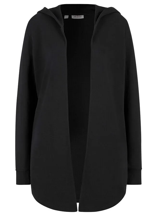 Chaqueta larga de chándal de algodón suave