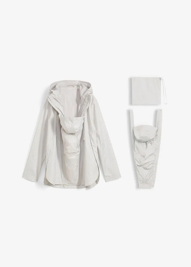 Chaqueta ultraligera premamá/de porteo resistente al viento y a la lluvia