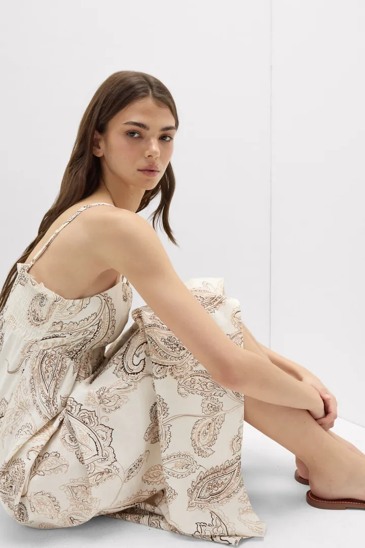 Intimissimi Vestido Combinación Largo de Tela Get Noticed Mujer Impreso Tamaño L