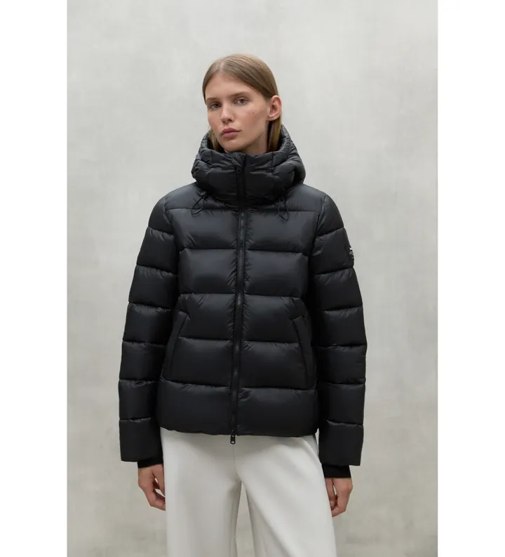 ECOALF para mujer. MCWGAJKHIMAL0165W24-319 Abrigo Himalaya negro (M), Casual, Sostenible, Nylon reciclado