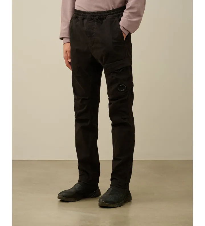 C.P. Company para hombre. 17CMPA180A005529G Pantalón cargo Ergonomic Lens negro (54), Casual, Algodón