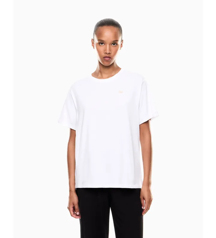 EA7 para mujer. 7W000455_AF10373 Camiseta Train Core blanco (3XL), Casual, Algodón, Manga corta