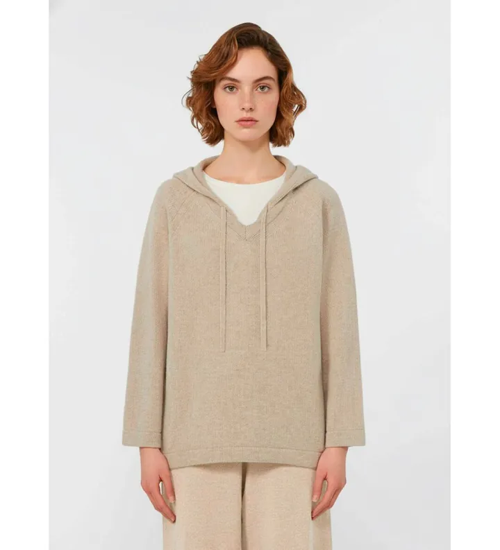 Weekend Max Mara para mujer. 2525366162600 Jersey Ghianda beige (L), Casual, Lana