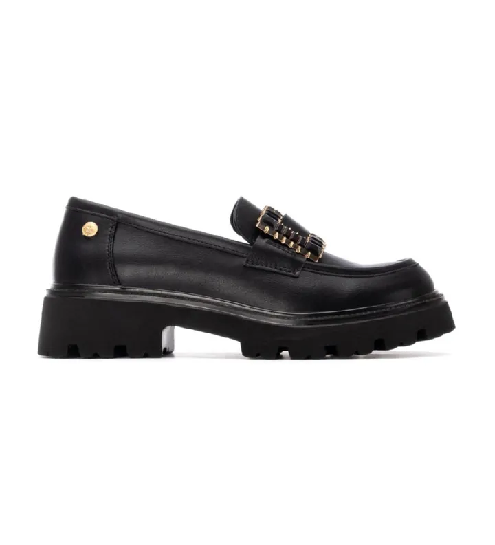 Xti para mujer. 14442902-NEGRO Mocasines 144429 negro (35), 3 a 5cm, Ninguno, Casual, Clásico