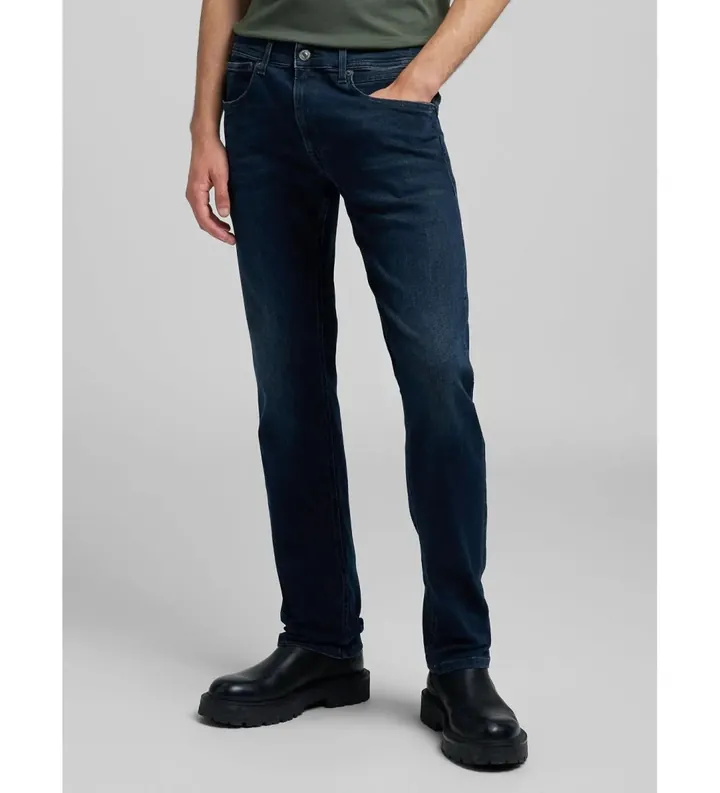 Replay para hombre. MA972Z.000.661BB94 Jeans de Corte Recto Grover azul (33/32), Casual, Algodón, Denim