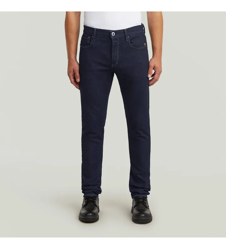 G-Star para hombre. 51001-E205-082 Jeans 3301 Slim azul (29/32), Casual, Algodón, Denim