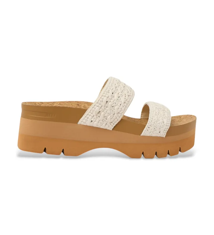 Reef para mujer. CJ8611 Sandalias Cushion Vista Higher blanco (37.5), 5 a 8cm, Ninguno, Casual