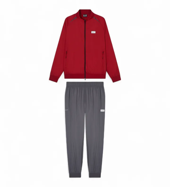 EA7 para hombre. 7M001382_AF21521 Conjunto Deportivo Ventus7 M Rojo Y Gris (3XL), Azul, Casual, Verde, Sportswear, Multideporte, Poliéster,