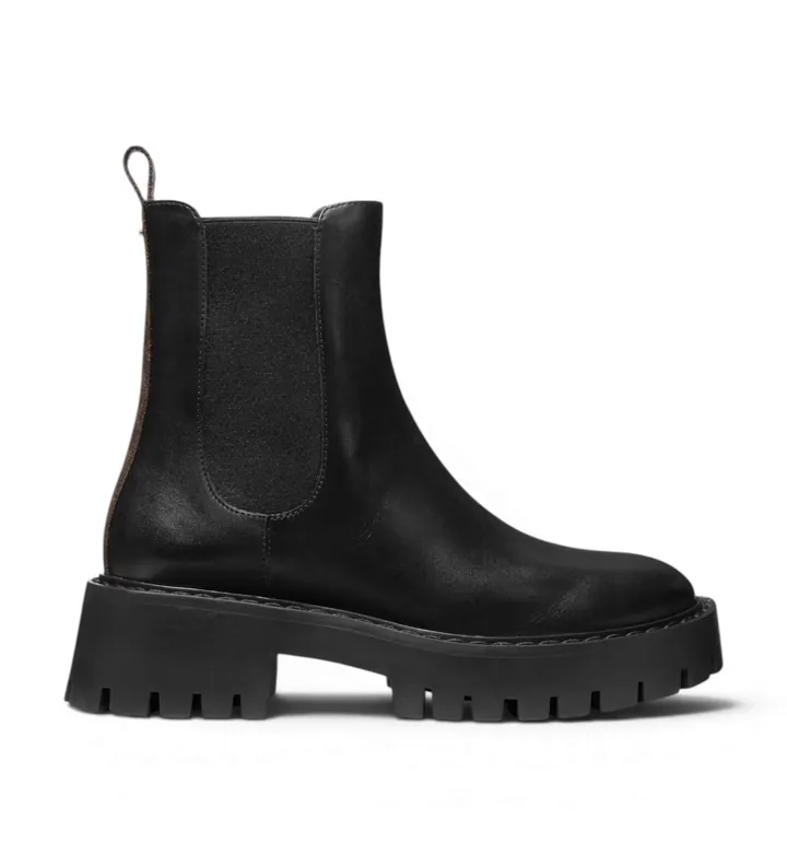 Michael Kors para mujer. 40F4ASFE6L Botines de Piel Asher negro (36), 3 a 5cm, Ninguno, Casual